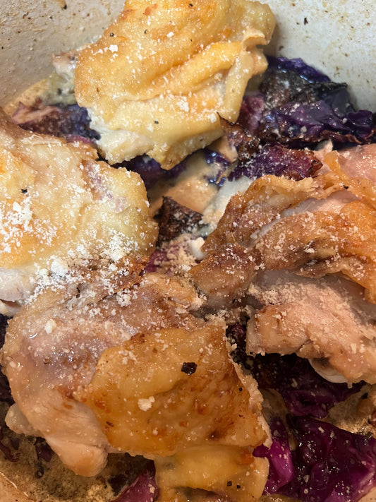 Danny's Killer Skillet Chicken & Cabbage Bake