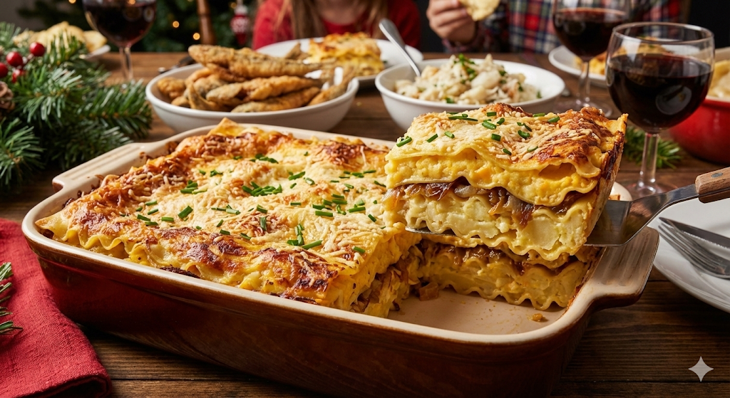 Grandma’s "Full Heart" Pierogi Lasagna (A Slovak Tradition for an Italian Table)
