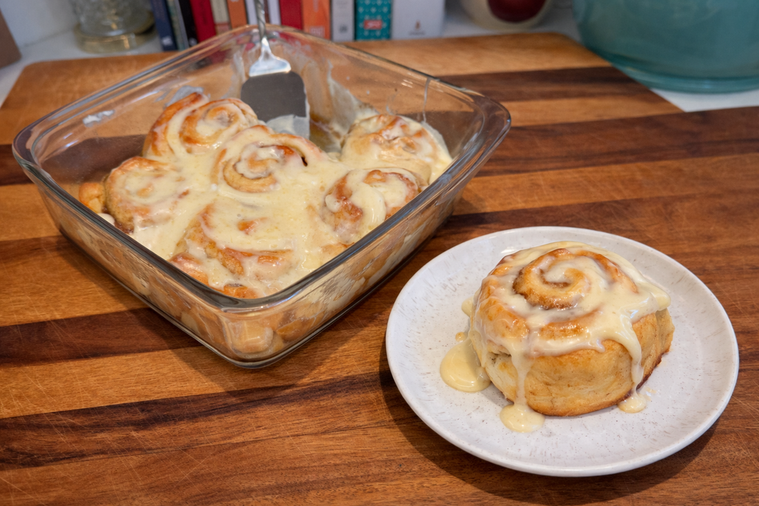 Orange Cardamom Cinnamon Rolls