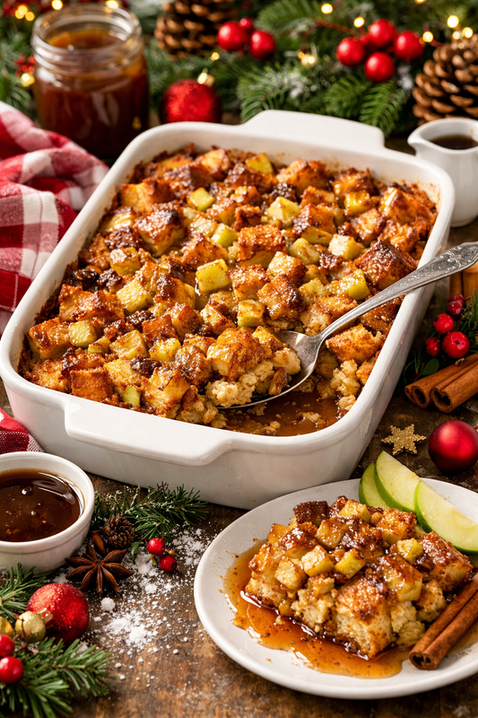 Cinnamon Apple French Toast Bake