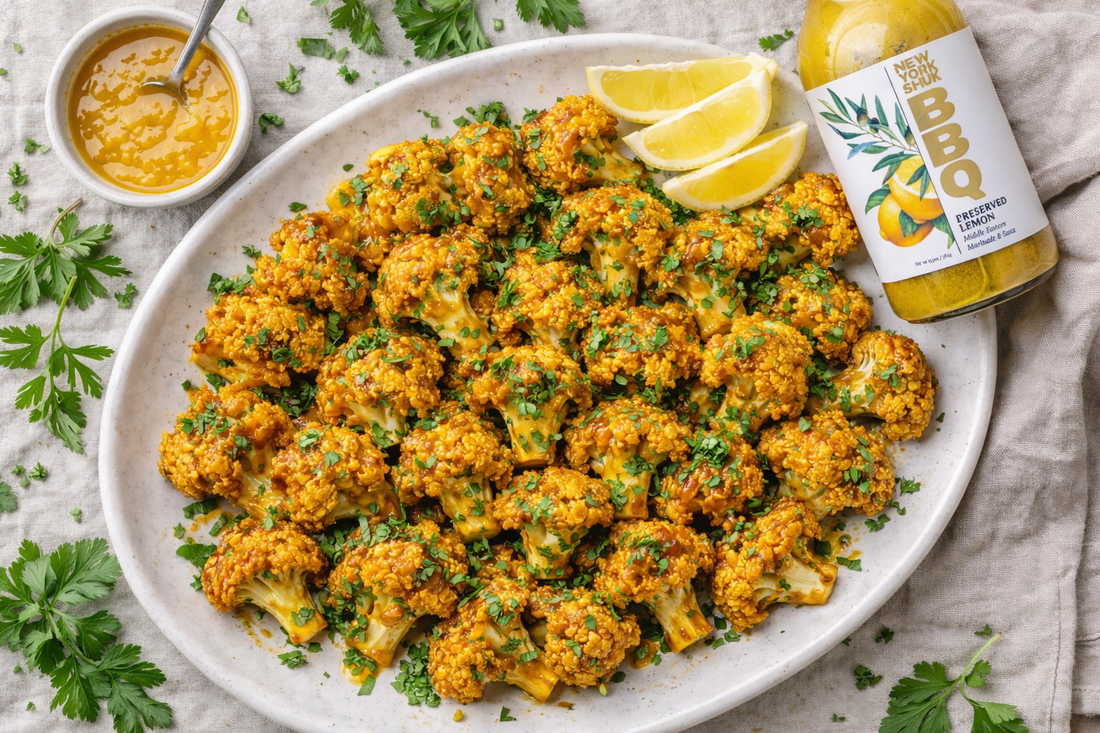 Crispy Herb & Lemon BBQ Cauliflower